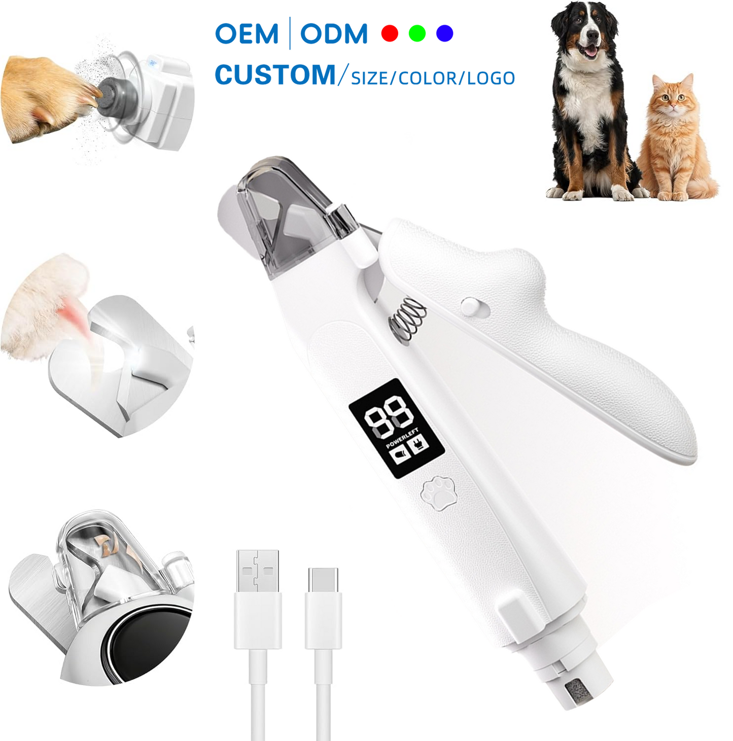 LED Pet Nail Care Kit