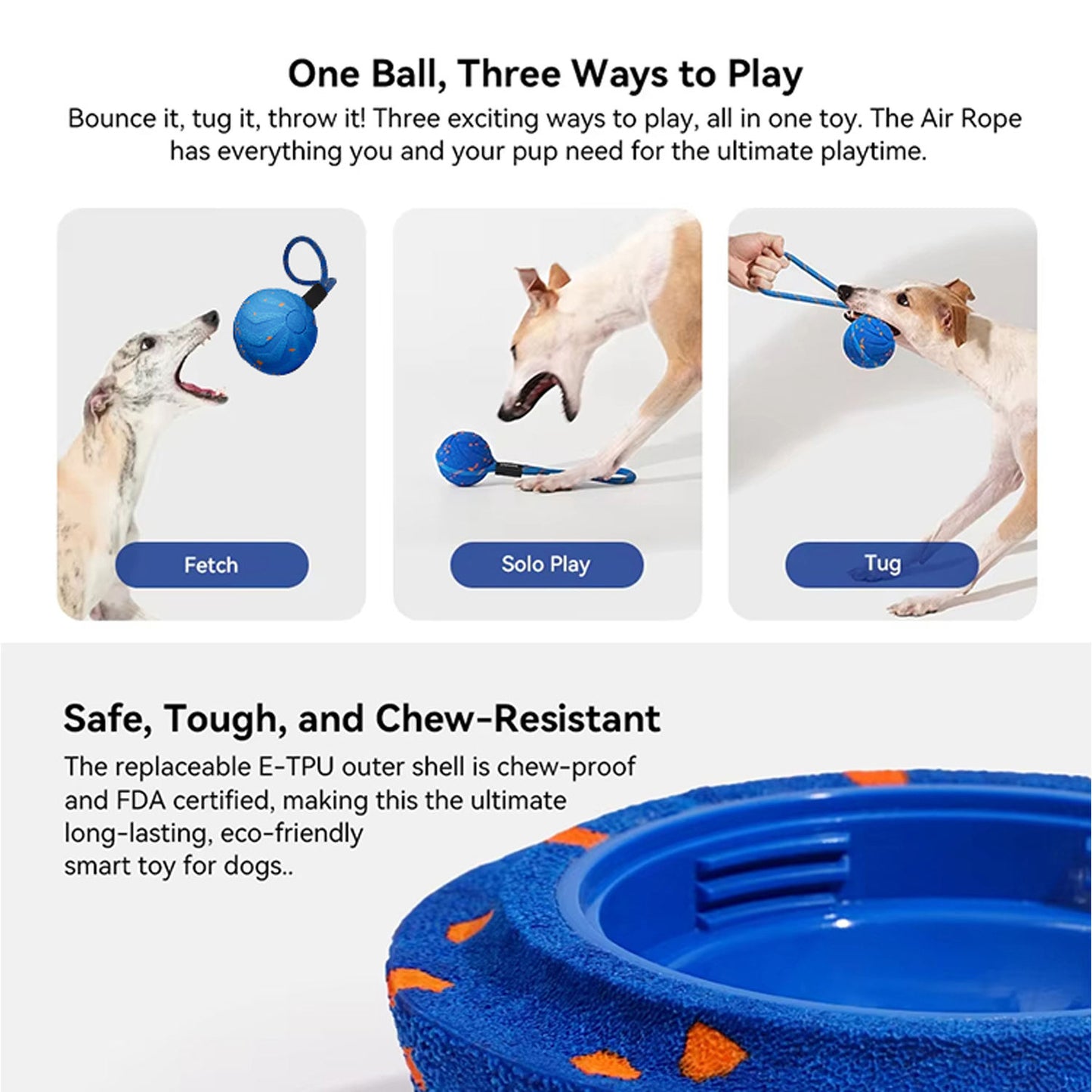 Durable Rope Tug Ball
